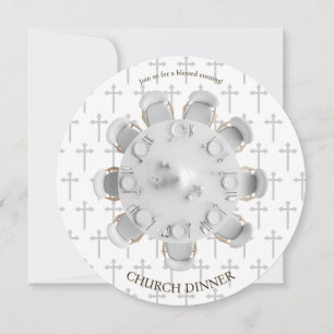 Invitación a Cena Cristiana Noche Bendita