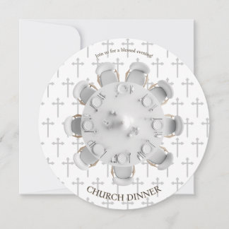 Invitación a Cena Cristiana Noche Bendita