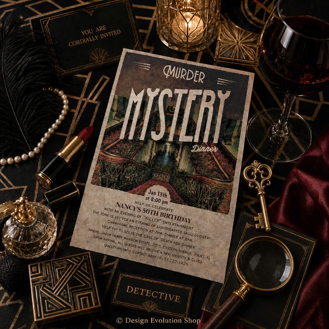 Invitación a Cena de Misterio de Asesinato (Subido por el creador)