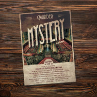 Invitación a Cena de Misterio de Asesinato