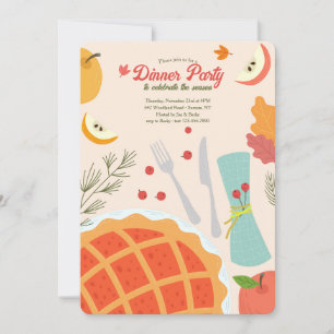 Invitación a Cena de Otoño