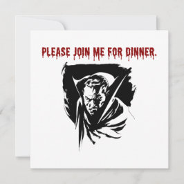 Invitación a cena de vampiros