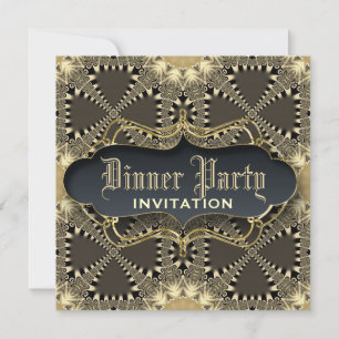 Invitación a Cena Elegancia de Encaje Medieval