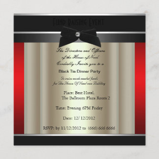 Invitación a Cena Formal de Gala