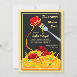 Invitación a cena italiana