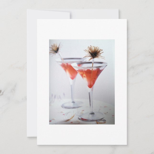 INVITACIÓN A "CENA Y BEBIDAS" O "COCTELERA" (Anverso)