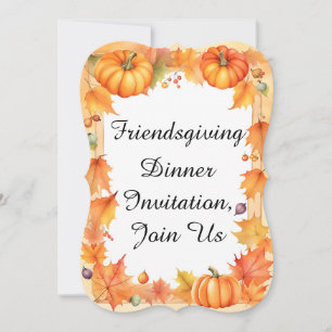 Invitación A Cenar De Amistad, Únete A Nosotros