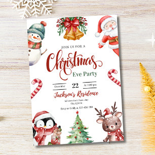 Invitación a cenar en Nochebuena, Fiesta de Navida