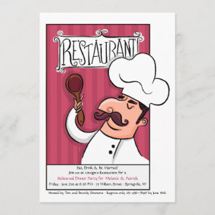 Invitación a cenar en un restaurante