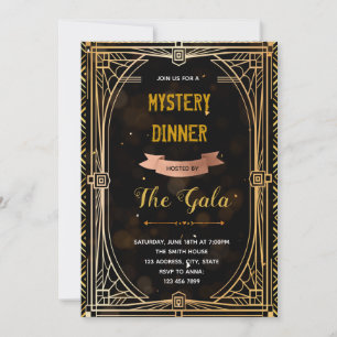 Invitación a cenar por asesinato en los años 20