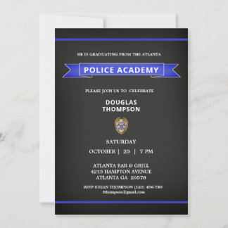 Invitación a Chalkboard de Graduados de la Academi