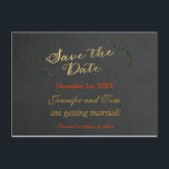 Invitación a Chalkboard Holly navidades Guardar fe<br><div class="desc">Invitación a Chalkboard Holly navidades Guardar fecha. Esto se puede personalizar para cualquier evento.</div>