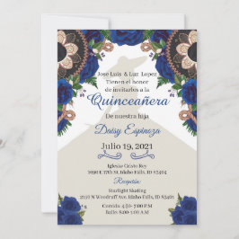 Invitación a Charra Quinceanera, Mariachi azul rea