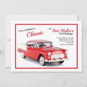 Invitación a Chevy Bel Air de 1955