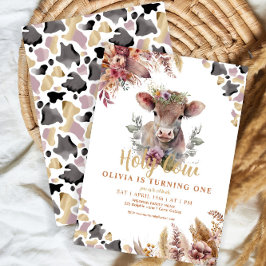 Invitación a Chica de cumpleaños de Floral Holy Co