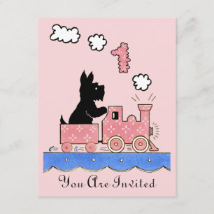 Invitación a Chica de cumpleaños de un año de anti