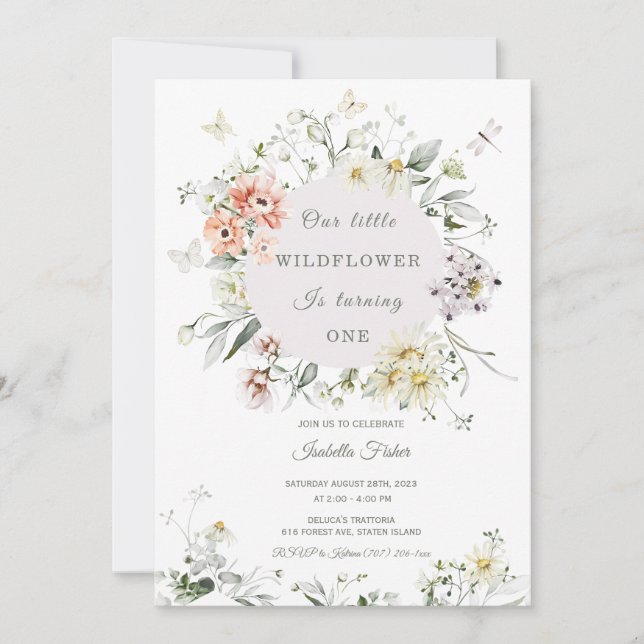 Invitación a Chica de cumpleaños por parte de Wild (Anverso)