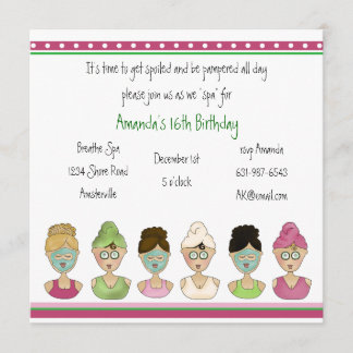 Invitación a Chicas de Spa