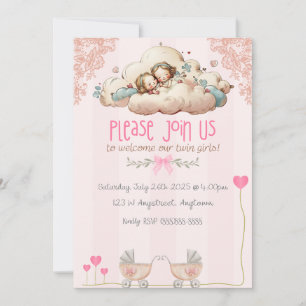 Invitación a Chicas gemelos