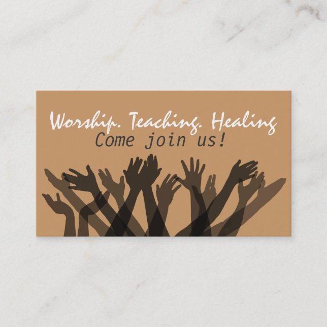 Invitación a Church.Worship.Bible.Healing.Prayer (Anverso)