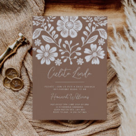 Invitación a Cielito Lindo Baby Shower Terracotta
