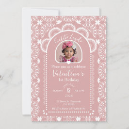 Invitación a Cielito Lindo Primer Cumpleaños Con F