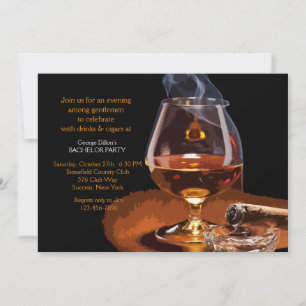 Invitación a Cigarro y Brandy
