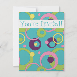 Invitación a Círculos Azules Funky
