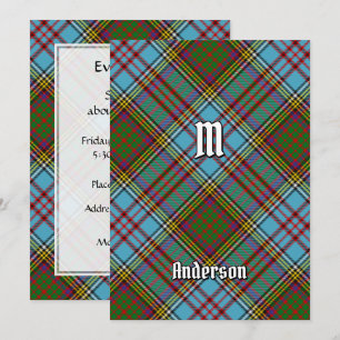 Invitación a Clan Anderson Tartan