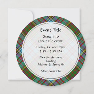 Invitación a Clan Anderson Tartan