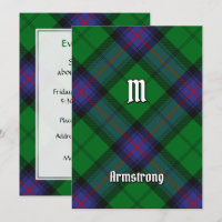 Invitación a Clan Armstrong Tartan