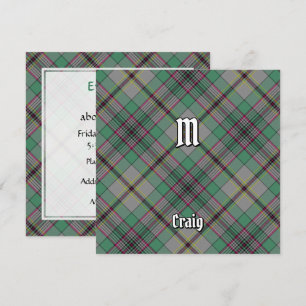 Invitación a Clan Craig Tartan