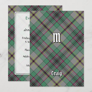 Invitación a Clan Craig Tartan