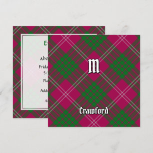 Invitación a Clan Crawford Tartan
