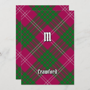 Invitación a Clan Crawford Tartan