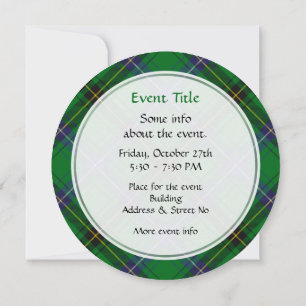Invitación a Clan Henderson Tartan