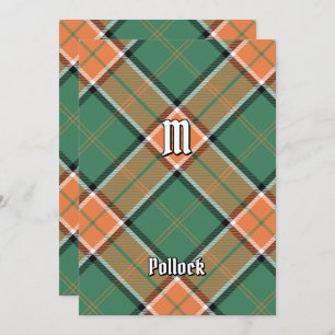 Invitación a Clan Pollock Tartan