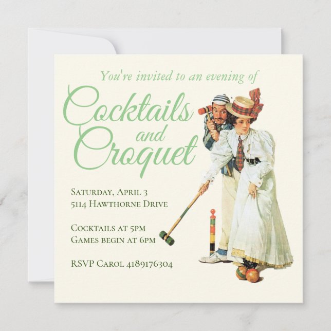 Invitación a cóctel (Anverso)