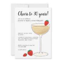 Invitación a Cóctel de Aniversario