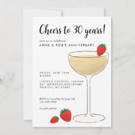 Invitación a Cóctel de Aniversario