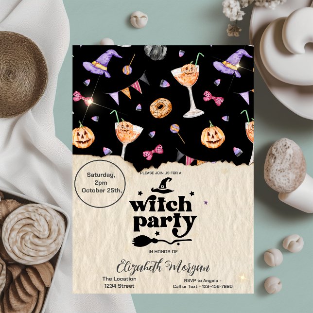Invitación a Cóctel de Halloween para Fiesta de Br (Subido por el creador)