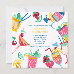 Invitación a Cócteles de Verano