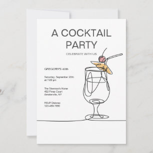 Invitación a Cócteles Simples