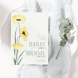 Invitación a código QR para flores silvestres botá