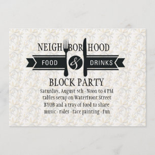 Invitación a comer y beber