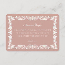 Invitación a compartir en mosaico de Talavera rosa