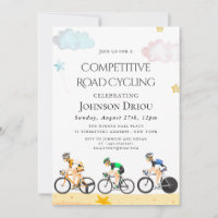 Invitación a Competición de Ciclismo Profesional