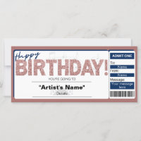 Invitación a comprar entradas para el concierto de