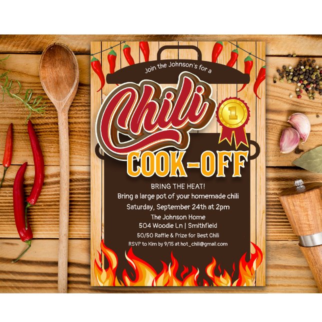 Invitación a concurso de chili (Subido por el creador)
