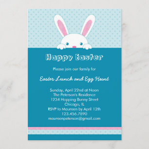 Invitación a Conejo de Pascua